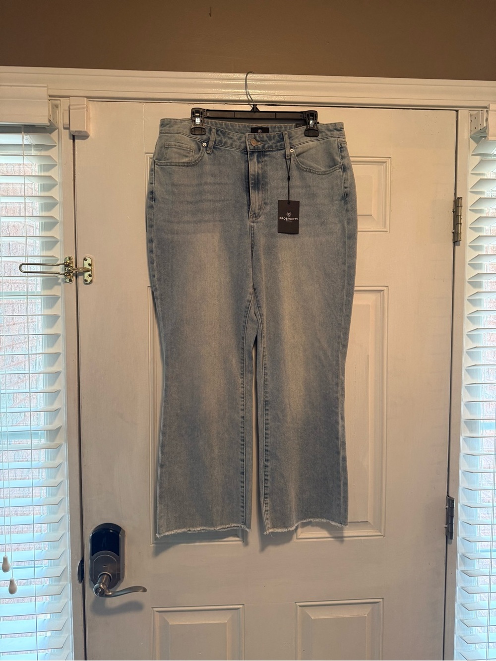 Prosperity Light Blue High-Rise Flare Jeans - Women